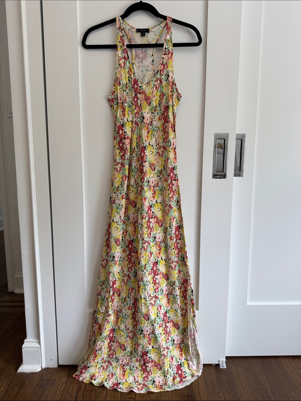 J. Crew Alice Floral Scoop-Neck Maxi Dress